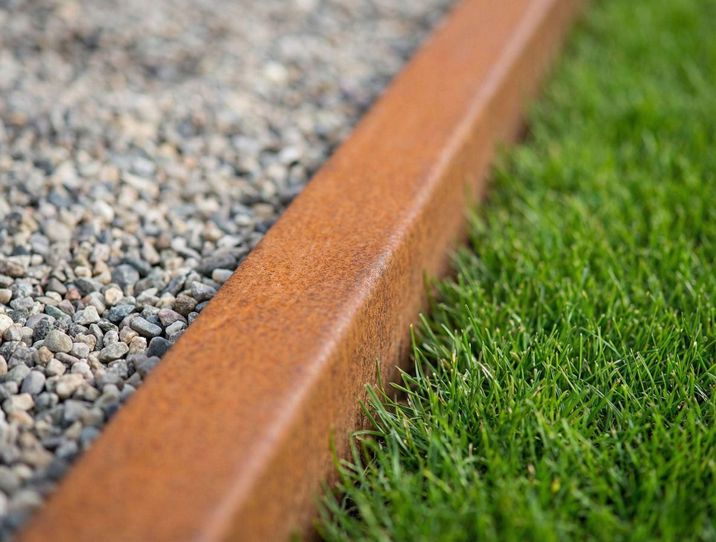 Wovar Profil en U acier corten pour bordure béton 100 x 6 x 6,2 cm - 2