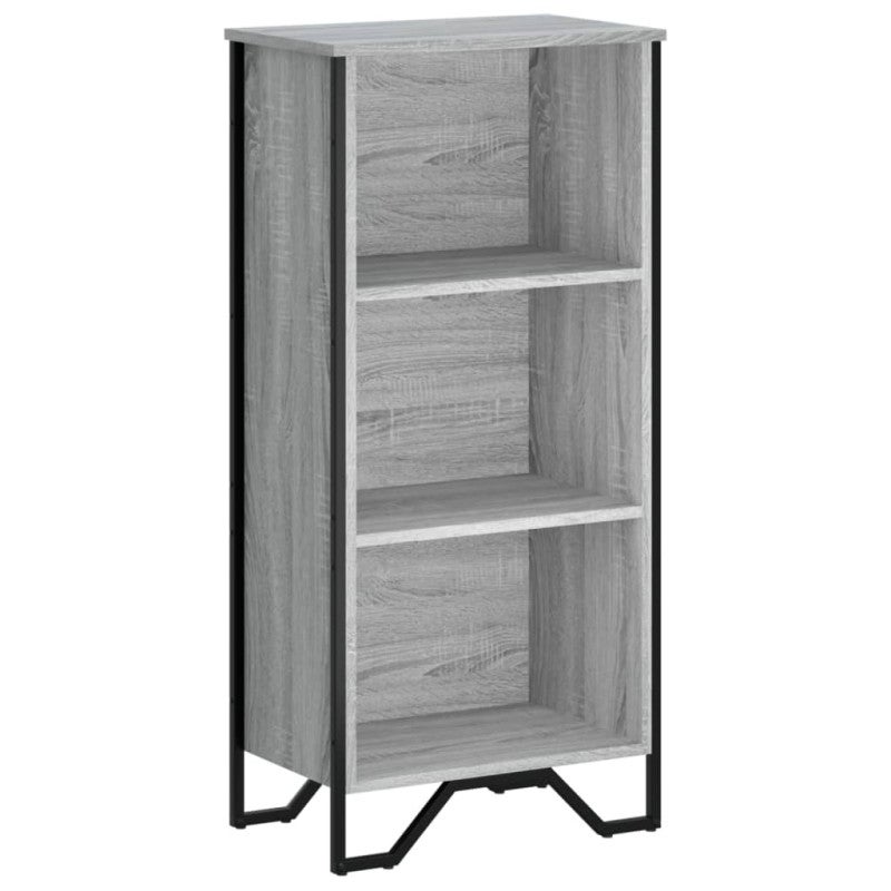 Bibliothèque sonoma gris 50x31x106 cm bois d ingénierie - 2
