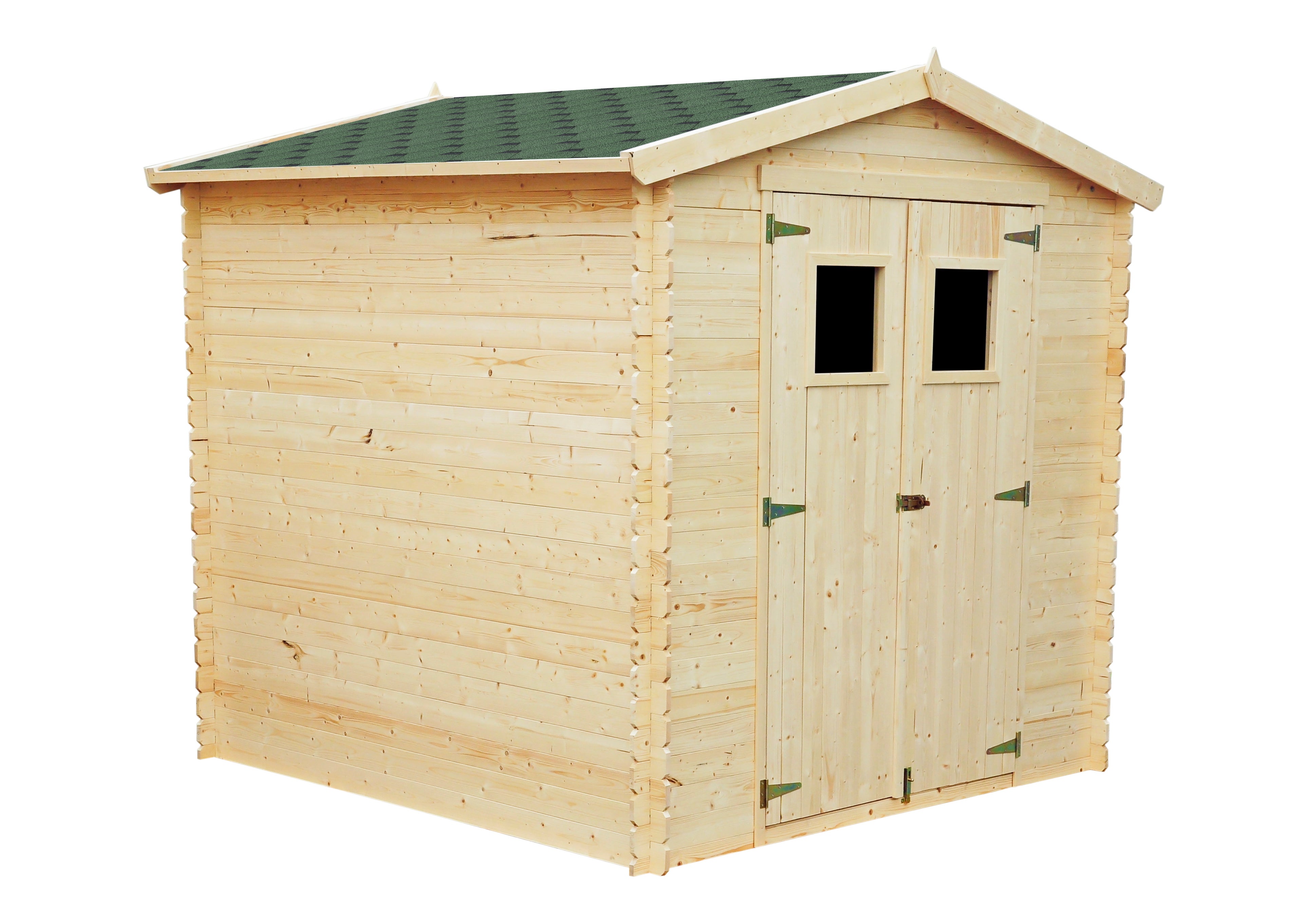 Bardeaux bitumineux Hexagonal Rock H-GREEN, couleur vert - bitume toiture - 3