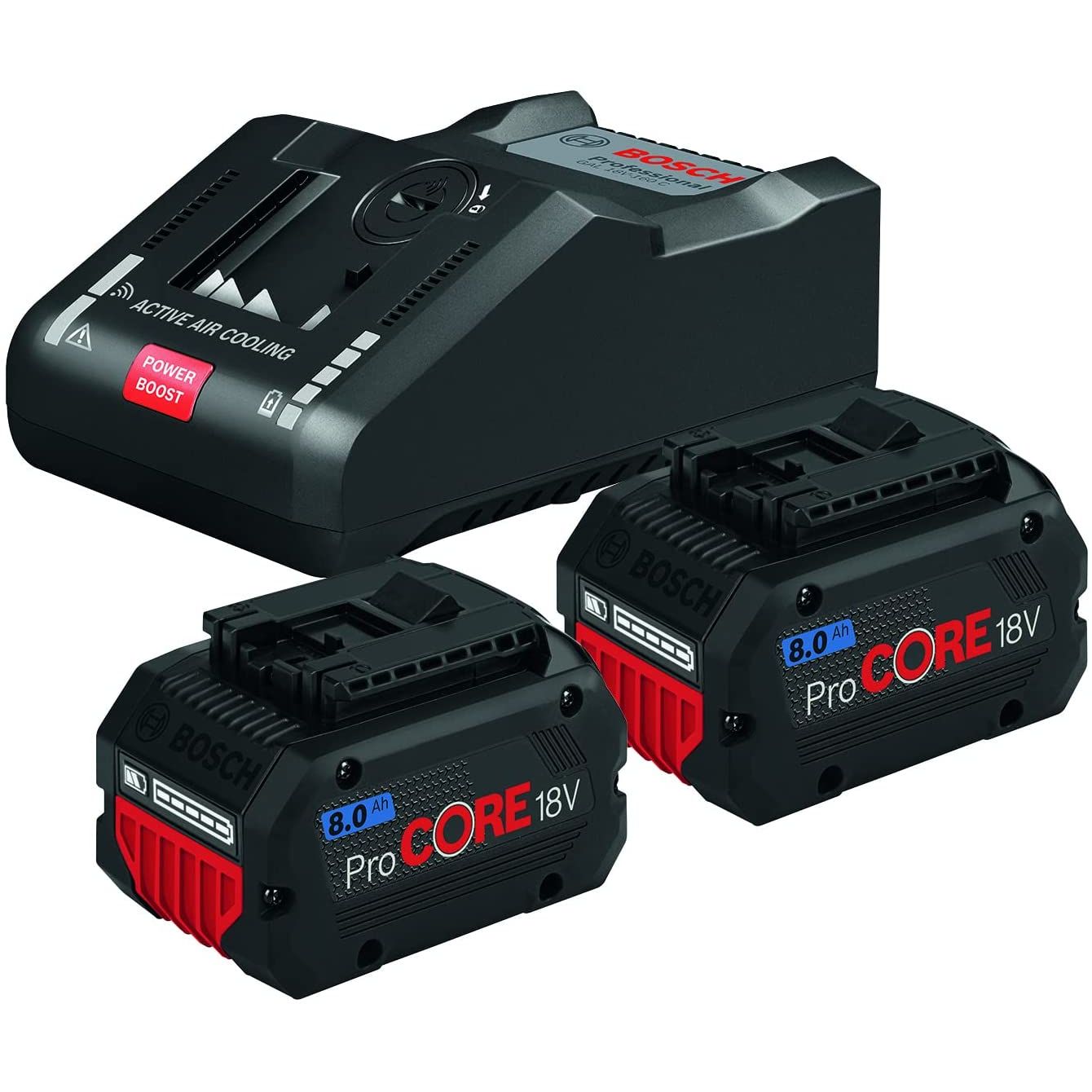 Pack De 2 Batteries ProCore 18V 8Ah Chargeur GAL 18V 160 C En Boite