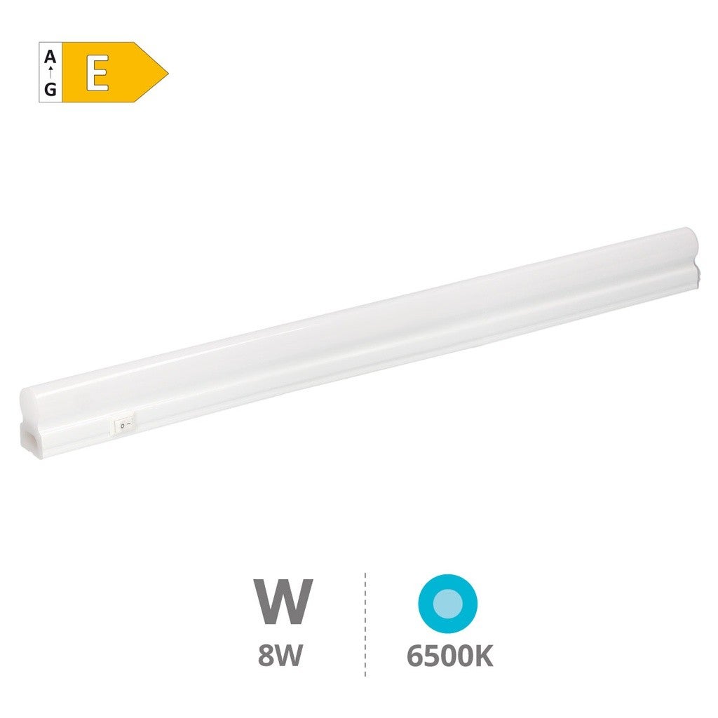 Regleta LED T5 Belo 570mm 8W 6500K Leroy Merlin armadura-led-t5-8w-60cm-3000k