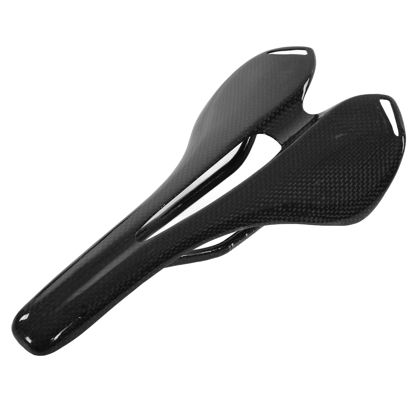 Selle De Vélo En Carbone 3K Et Cuir - Léger (135g), Confort Route Et VTT - Dimensions 240x143mm - Garantie 1 An