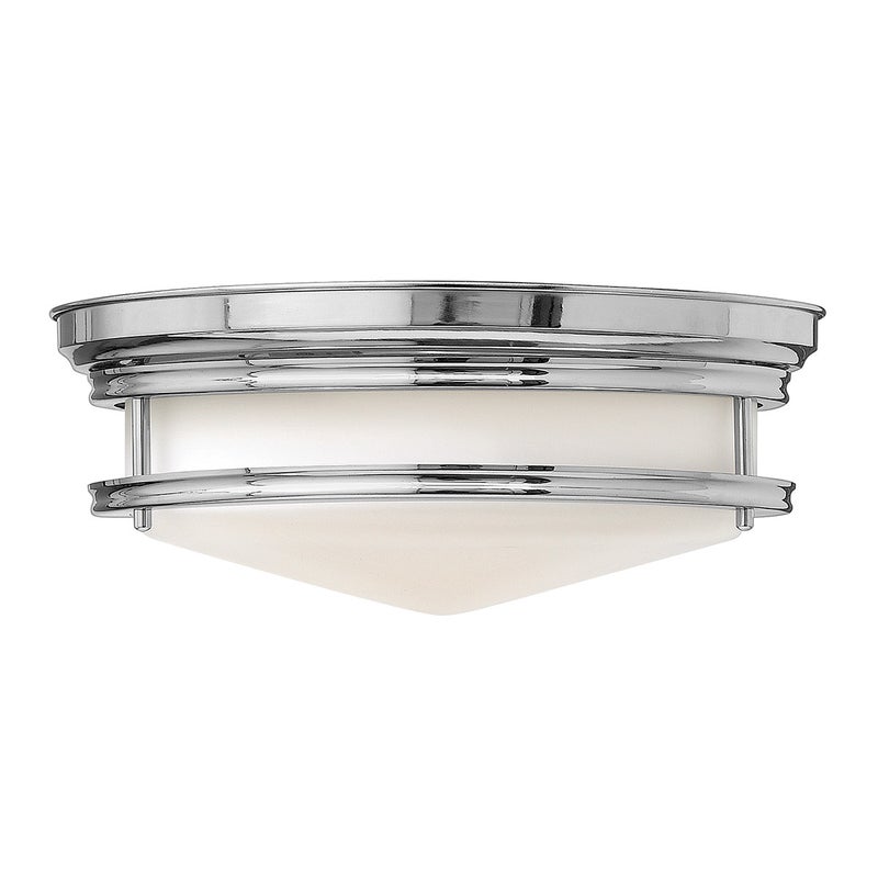 Plafon Hadley chromowany biały 3xE27x40W wym:14x35,6x35,6cm IP44 Hinkley