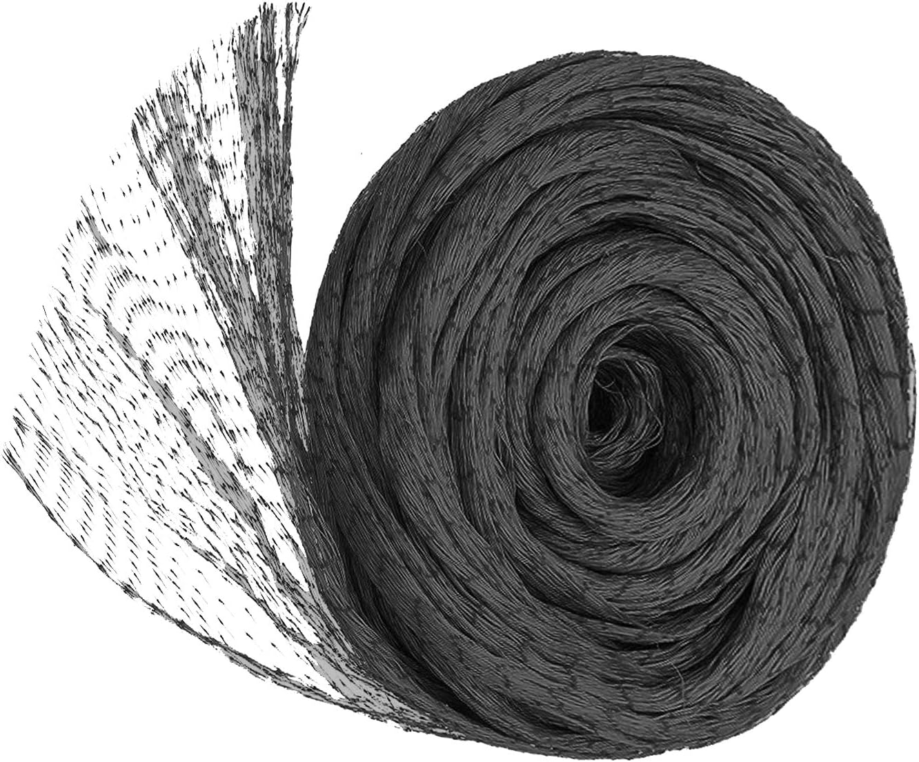 rolka czarnej siatki ogrodowej (5 m x 5 m) – ochrona przed ptakami dla roślin, warzyw, owoców, kwiatów, wielokrotnego użytku, duża siatka, siatka na p