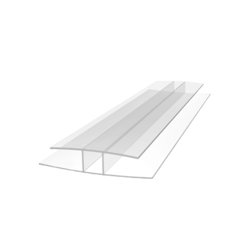 H-profil łączący 1000mm poliwęglan bezbarwny 6mm