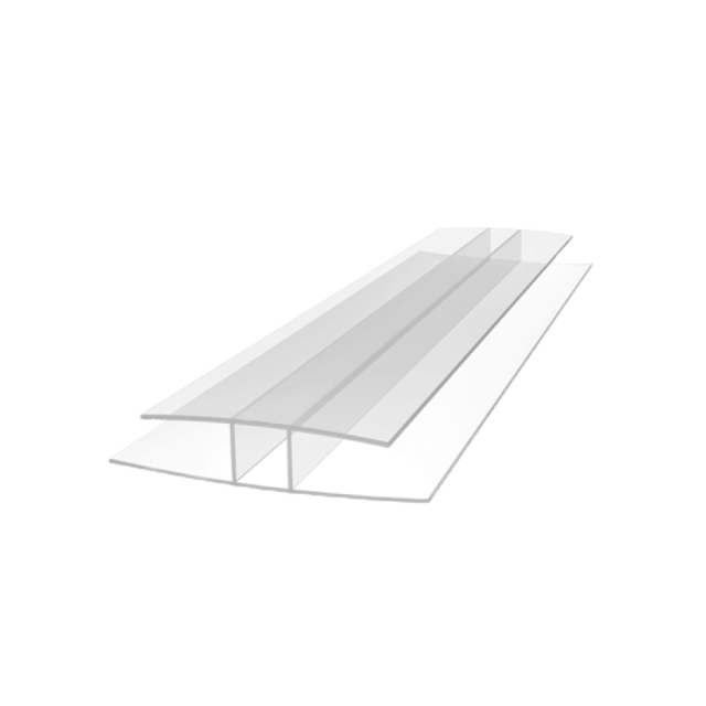 H-profil łączący 3000mm poliwęglan bezbarwny 10mm