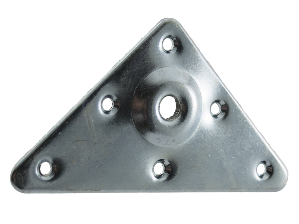 Traliccio triangolare I lineare in acciaio zincato bianco, L 1000 mm