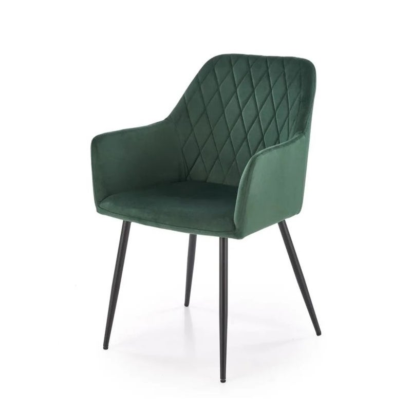 Krzesło tapicerowane K558 VELVET zielone