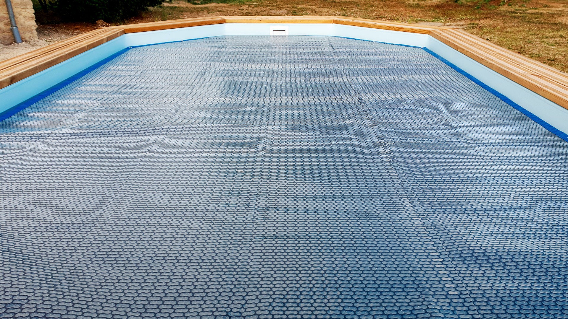 Bâche à Bulles Piscine 4 Saisons 4x2,5 m EnergyGuard 500 microns - Non Bordée - Kit Oeillets + Bâchette Protection - Direct Usine - 4