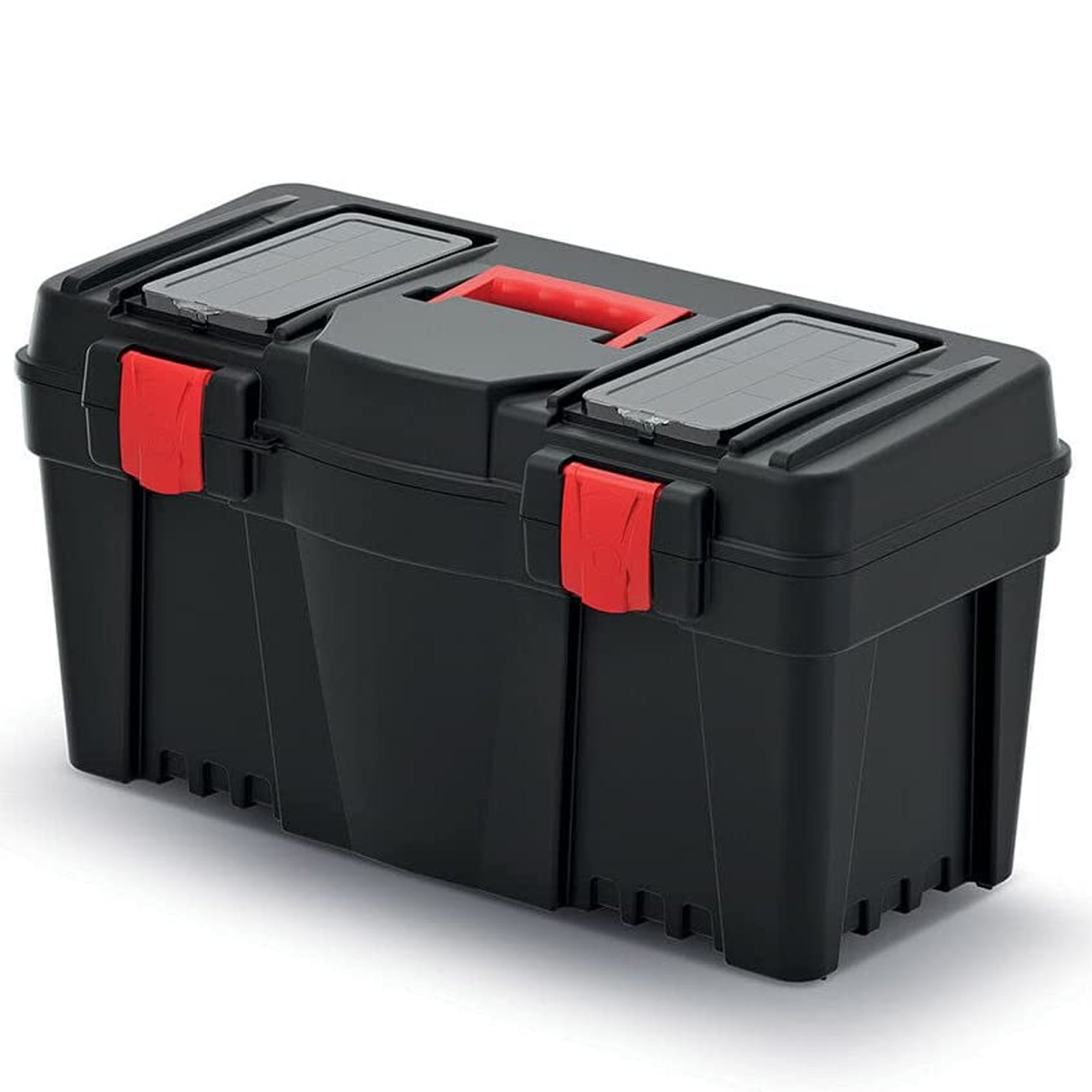 Boîte à Outils Multifonction En Tôle D'acier Laminée – Rouge, Conteneur Essentiel