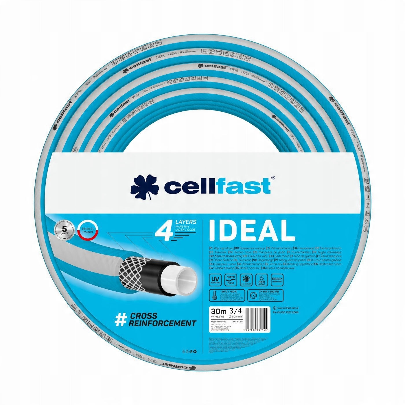 Wąż ogrodowy IDEAL 3/4" 30m 10-261 CELLFAST