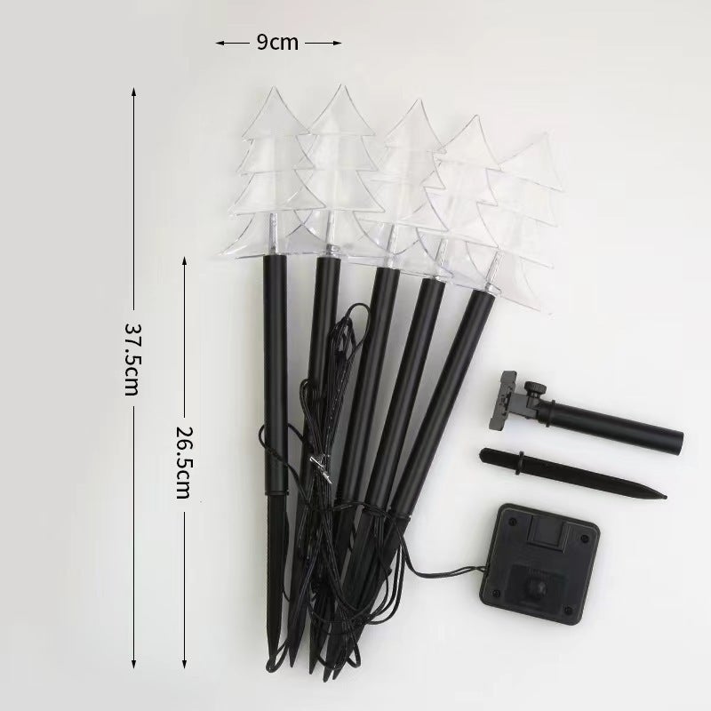 Luci Solari Da Giardino 5 In 1 Con Telecomando – 120 LED, Impermeabili IP65, Ricarica USB, 8 Modalità, Per Vialetti E Prato – Confezione Da 6 - 3