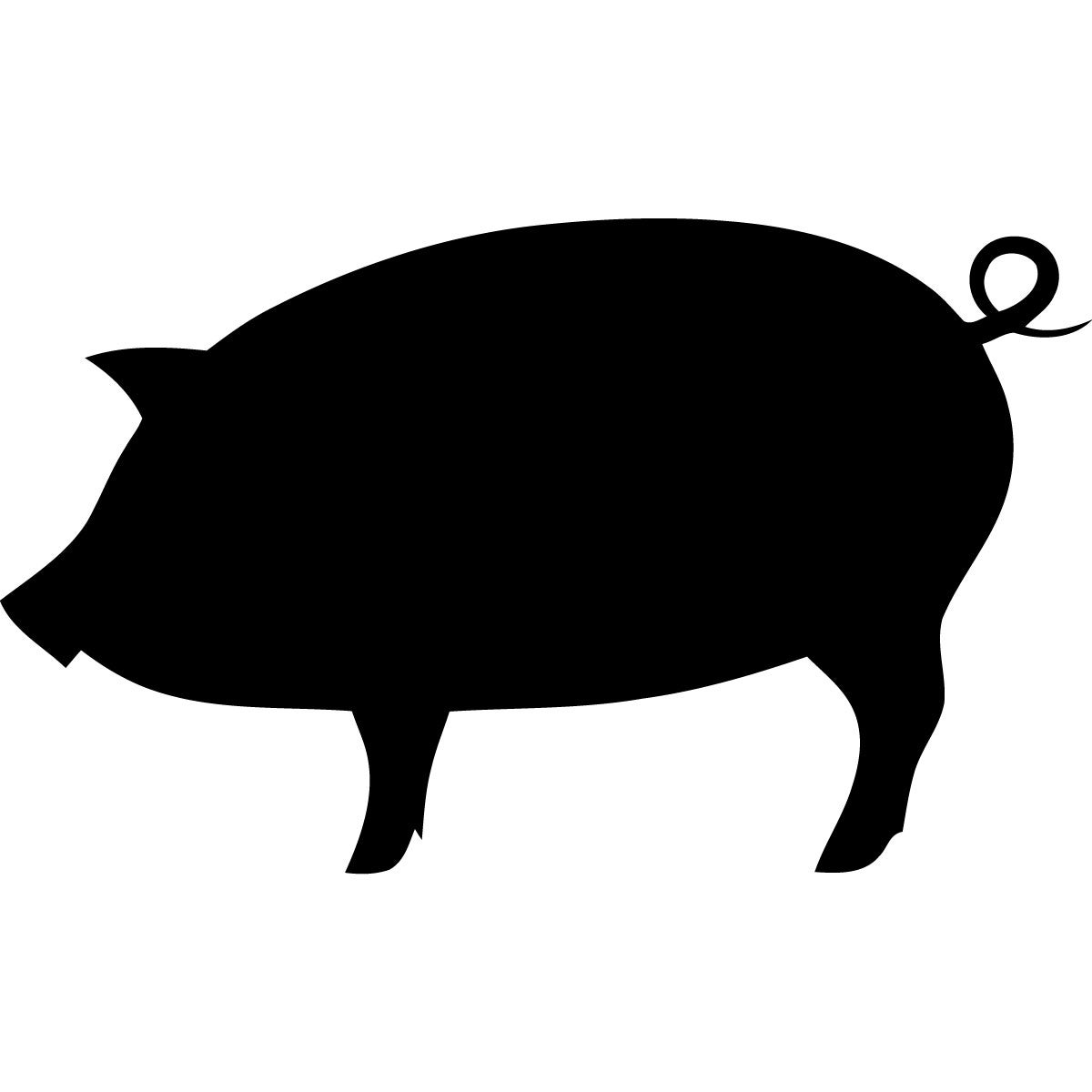 Adesivo maiale - Sticker adesivo - adesivi murali - 25x40cm - 2