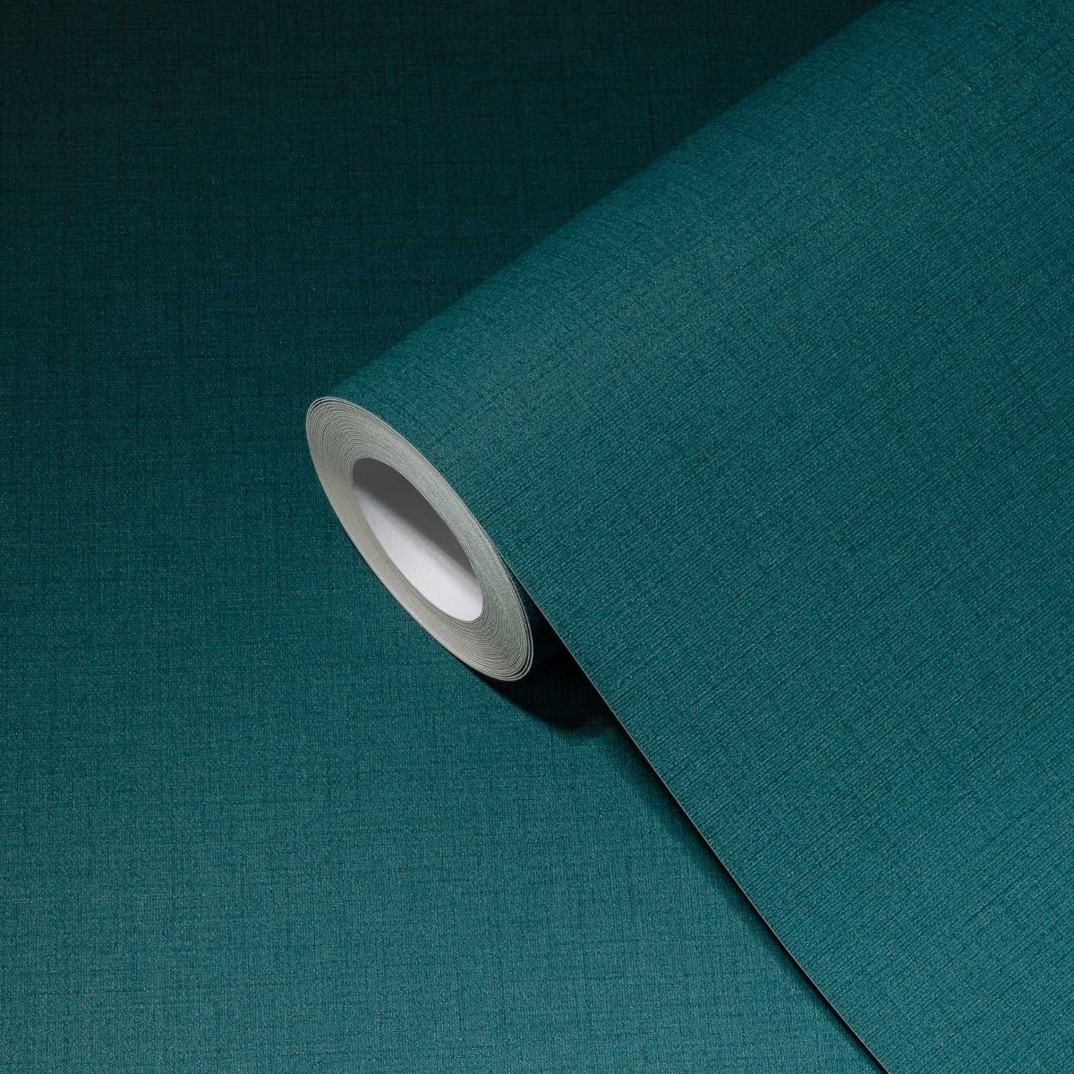 Tapeta zwykły petrol blueIturkusowym - 53 cm x 10.05 m - LIVINGWALLS