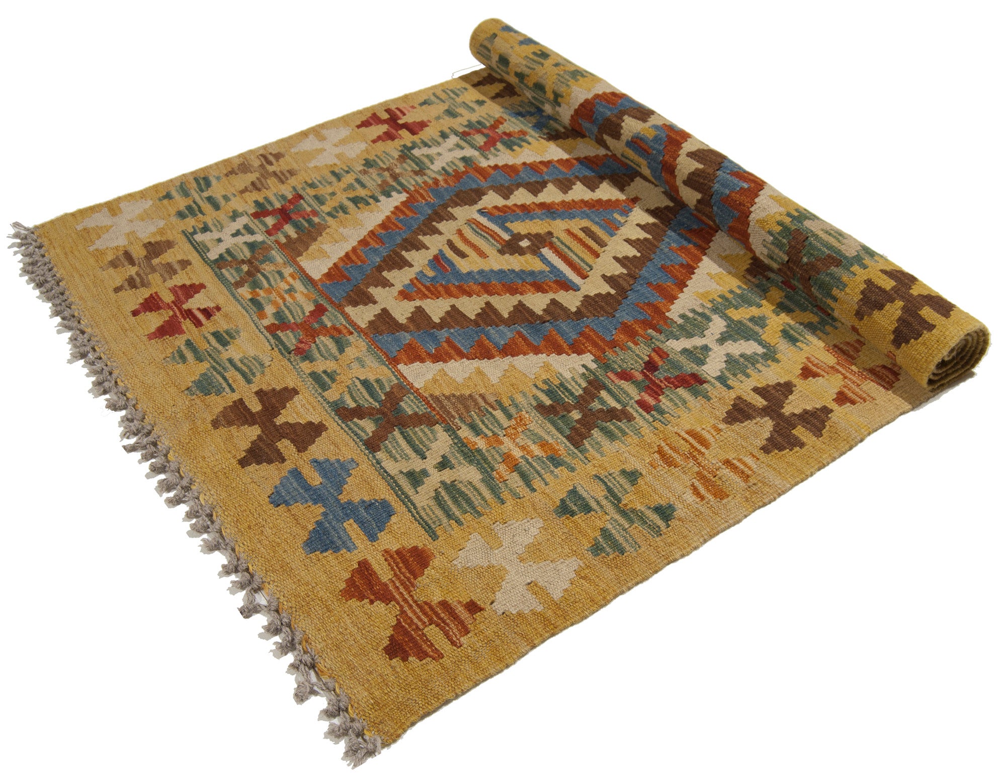127x77 CM Authentik Kilim Kelem Oryginalny Ręcznie Robiony Klasyczny STYL