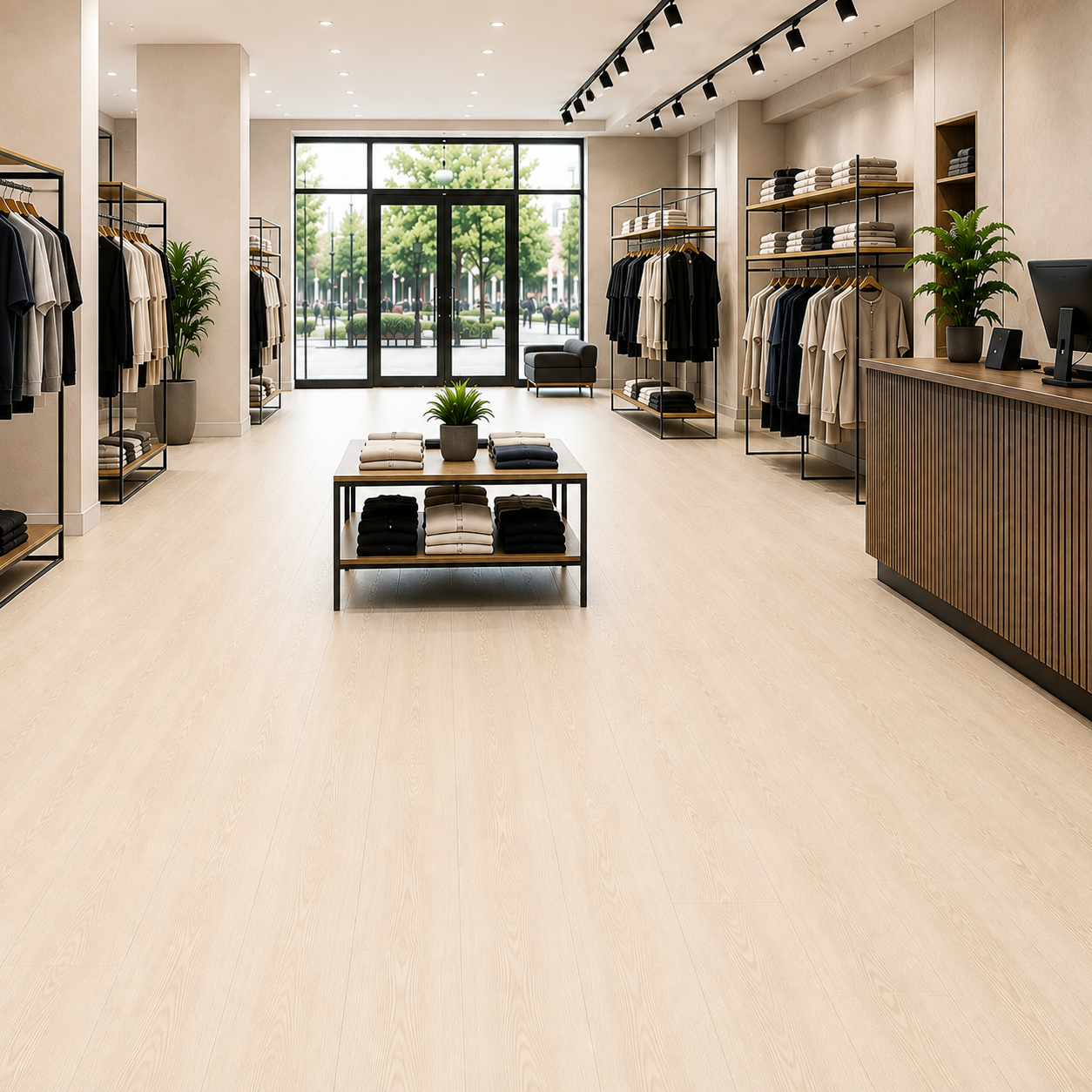 Arquiservi® - SPC XL Suelo vinílico Roble Rey【2,23 m²】- 5,7 mm - Uso comercial y oficinas | Resistente y estable | Cálido y silencioso - 4