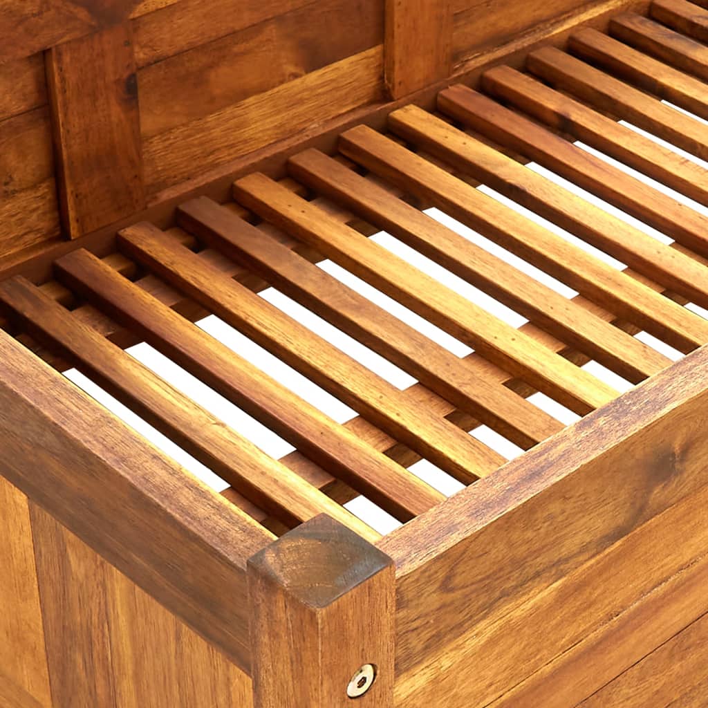 Jardinière，Pot de Fleurs Bois d'acacia 200x50x25 cm141682 - 5