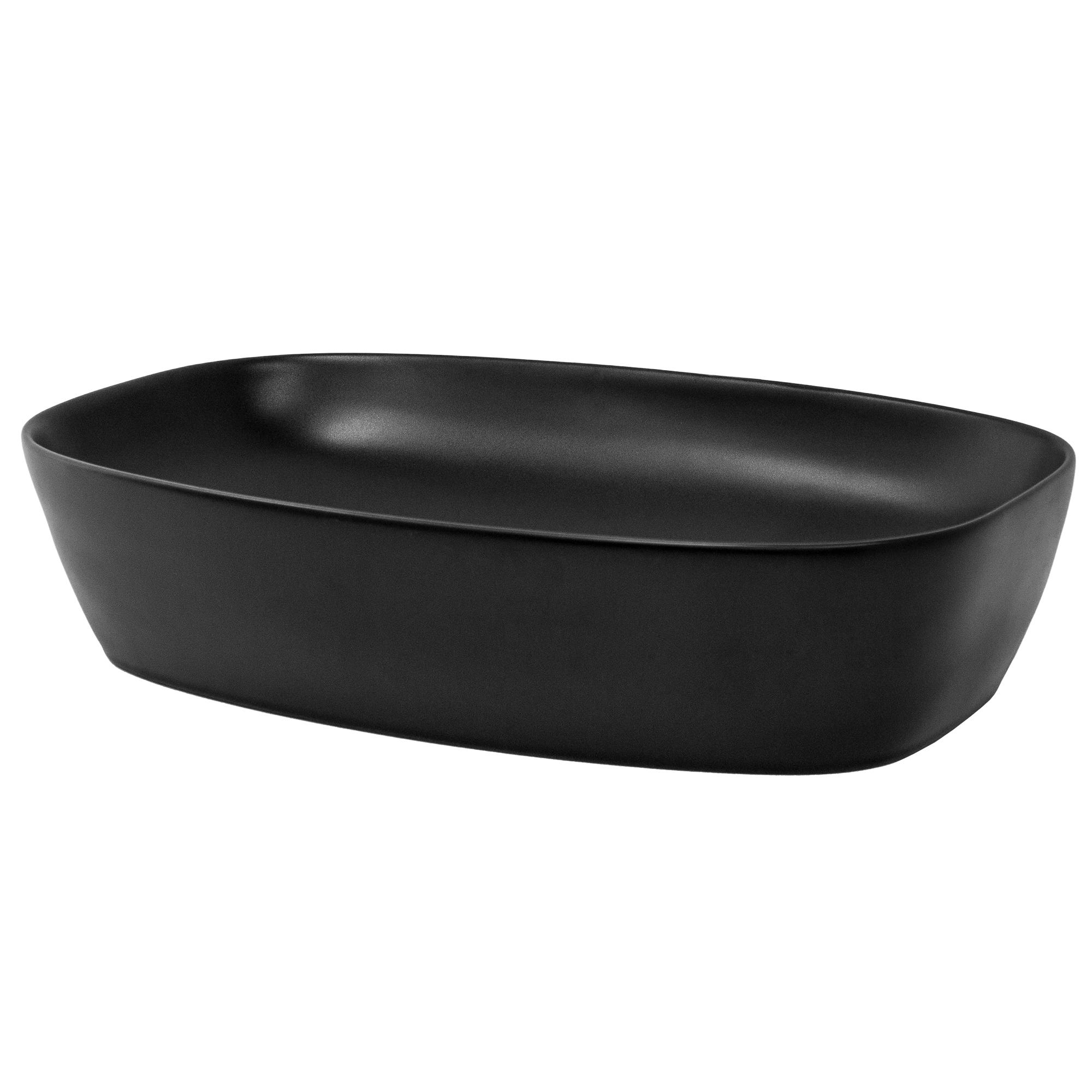 IBathUK CA1001 Lavabo Vasque Ronde Céramique – Moderne, Blanc Brillant, Garantie 10 Ans
