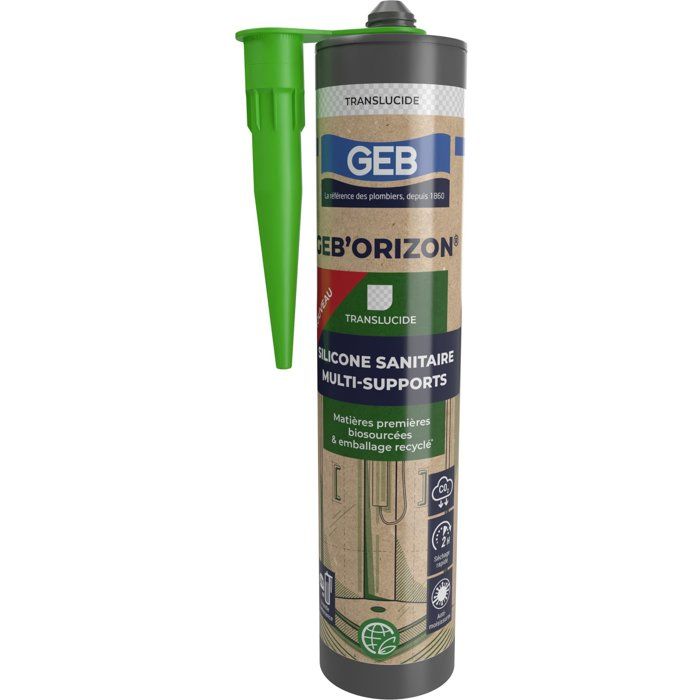 Mastic Silicone Professionnel - Séchage Rapide en 2 Heures - Cartouche ...