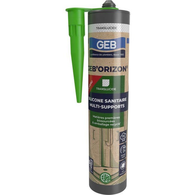Mastic Silicone Professionnel - Séchage Rapide en 2 Heures - Cartouche ...