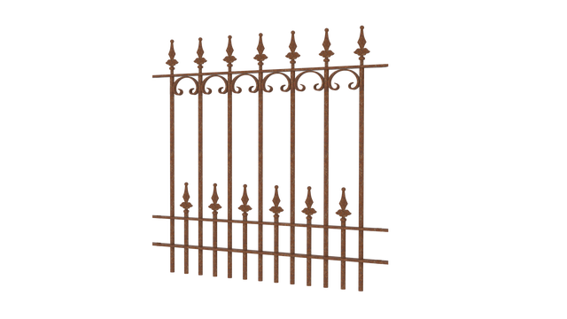 Lot 4 Panneaux Clôture Jardin Métal – Style Gothique Vintage – 4,8 M – Hauteur 93 Cm – Anthracite