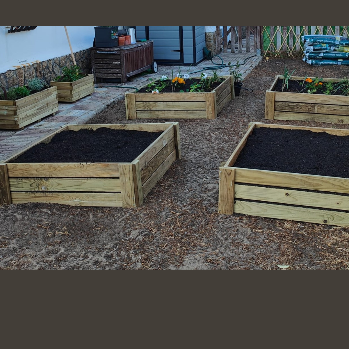 Cassone da Coltivazione Solana. Altezza di 30 cm. Senza Base. VidaHuerto 120x100x30 cm - 5