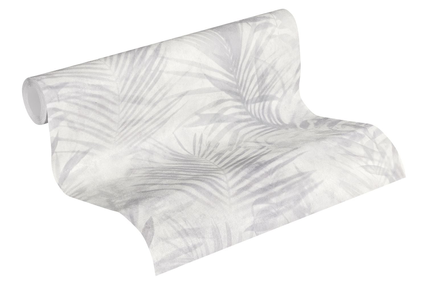 Papel pintado tropical hojas de palmeras Papel pintado blanco y negro estilo selvático Papel pintado vinílico creativo - 8