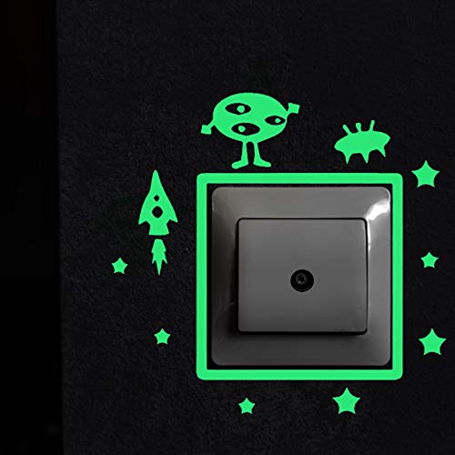 Adesivi Fluorescenti Star Wars - Glow In The Dark Per Spine E Interruttori