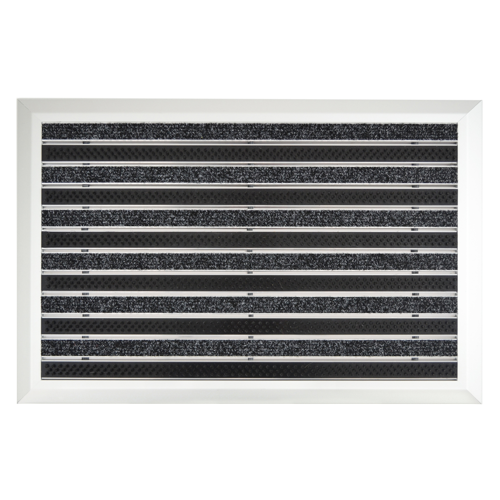 Karat >optimum estera estera de aluminio antioxidante/resistente a los rayos uv con cepillos 45 x 75 cm