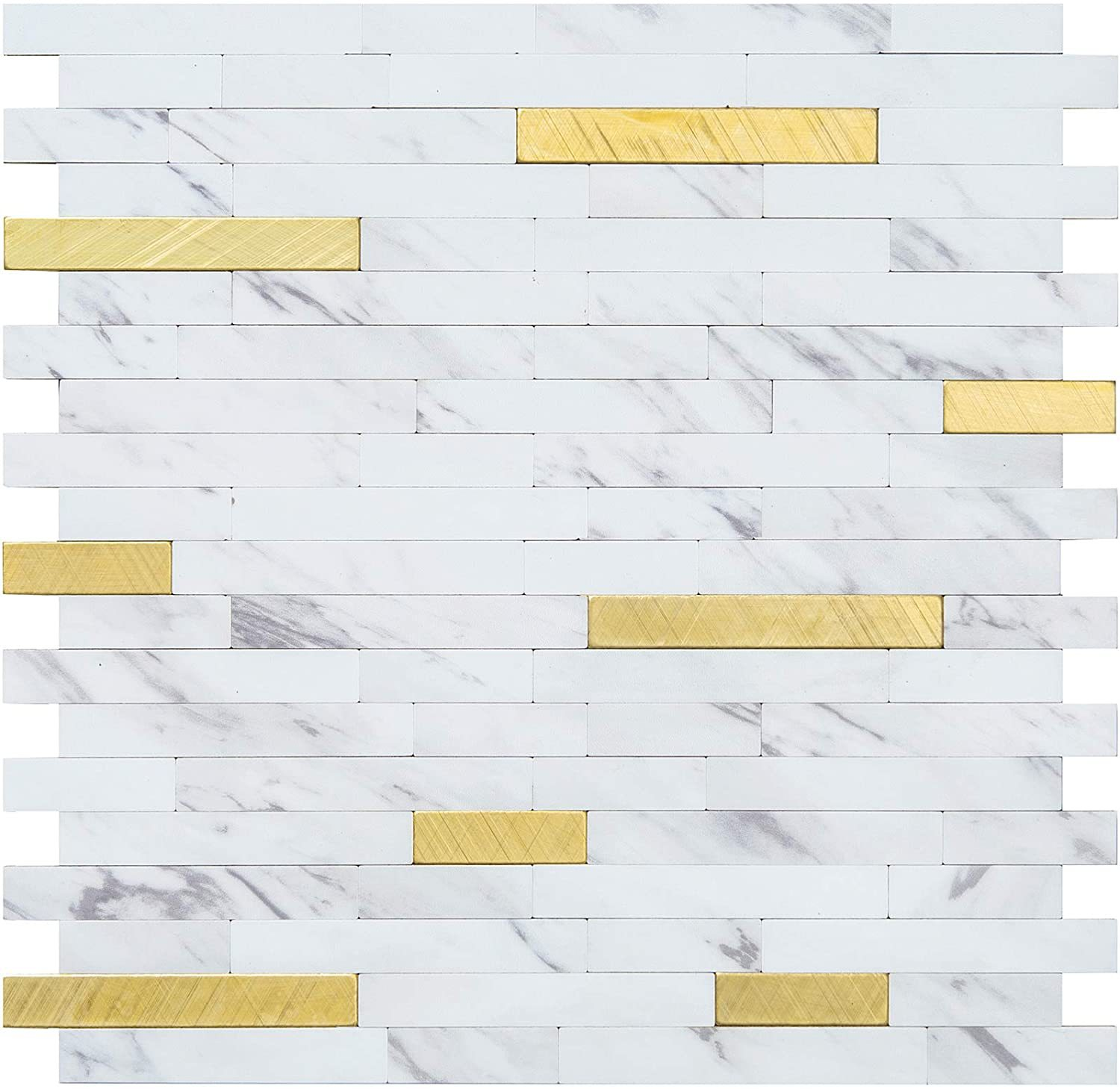 PIASTRELLE DA PARETE 3D, PVC, IMPERMEABILI, EFFETTO LEGNO, 70X70CMX2MM, 10PZ