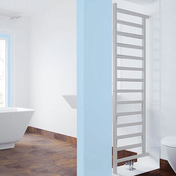 Sèche-serviette eau chaude blanc de 1515mm de haut et 500mm de large - 522 Watt - SIM1515/500DWO1B - 3