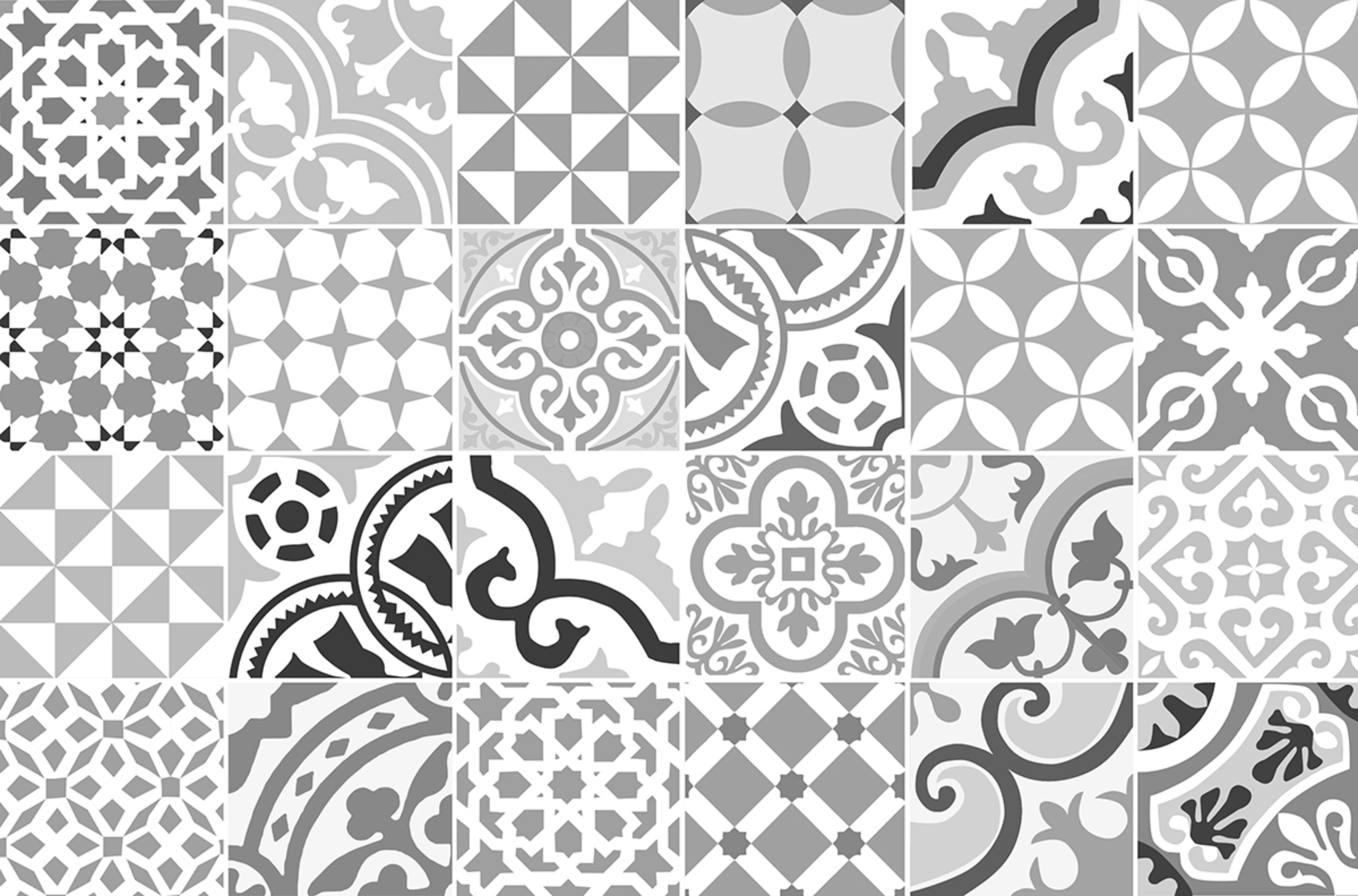 Alfombra de vinilo chamonix 66x100 cm - pvc antideslizante, vinilica para cocina o salón, lavable, estilo hidraúlico