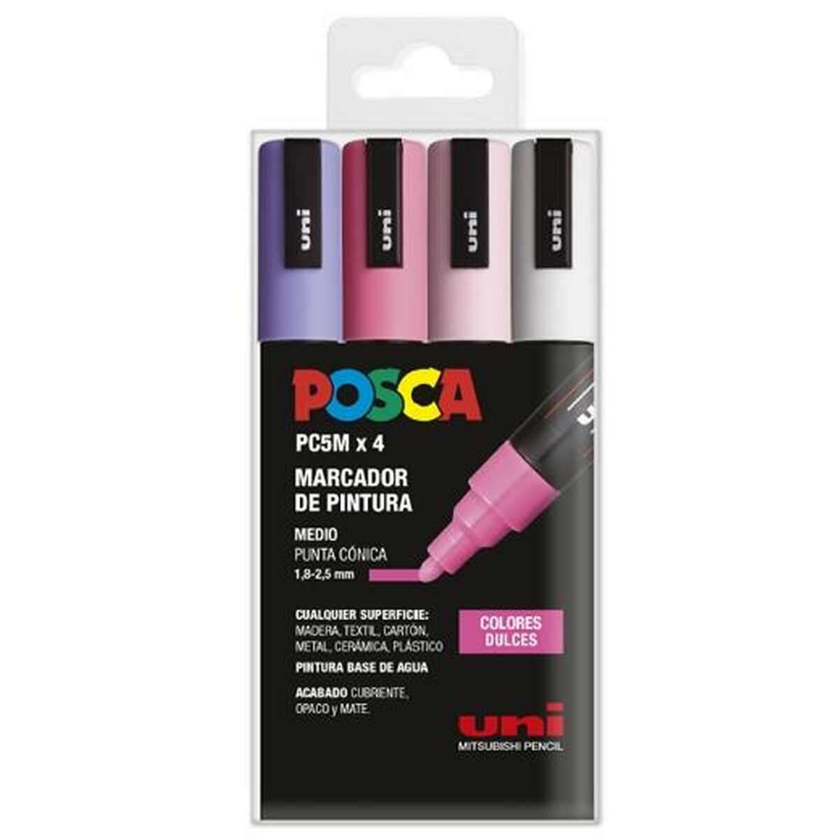 Boîte de marqueurs POSCA PC-5M Sweet | Leroy Merlin