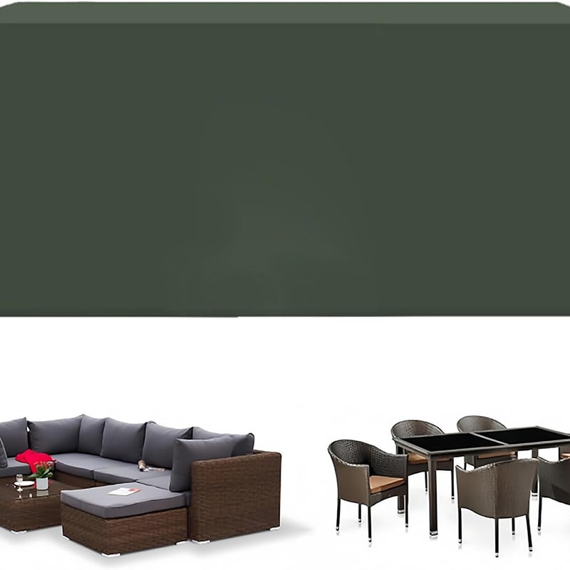 Pokrowiec ochronny do użytku zewnętrznego 123*123*74 cm, wodoodporny, odporny na promieniowanie UV, odporny na zimno, odpowiedni do mebli ogrodowych,