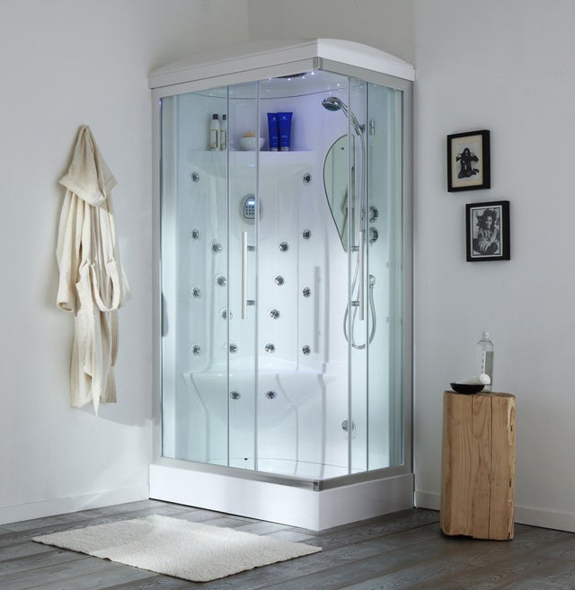 Paroi de douche hydromassage 70x110 gauche | Iride
