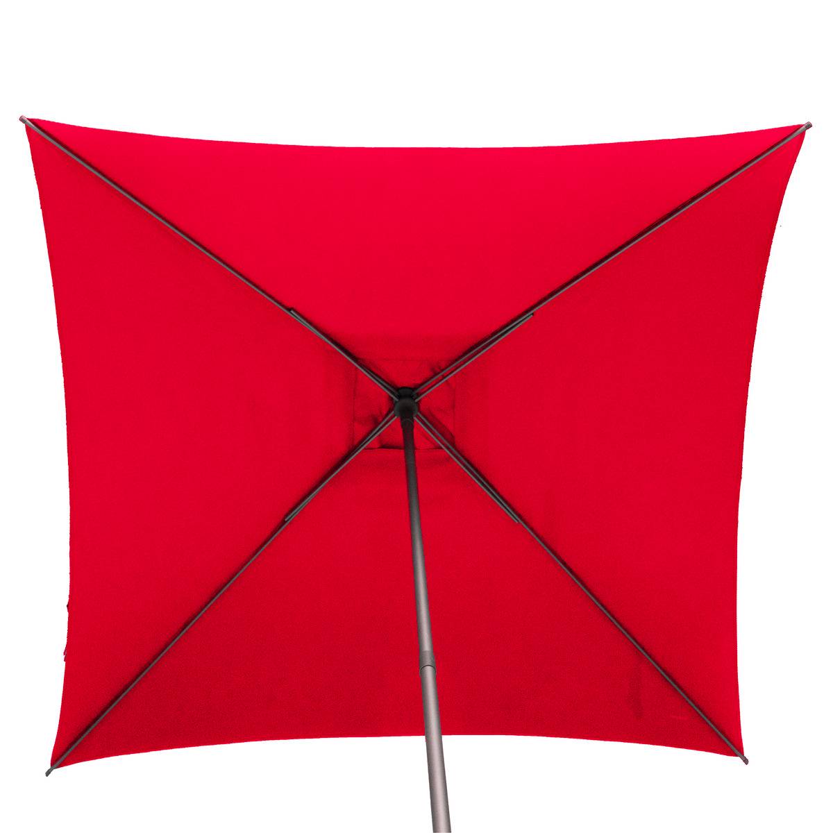 Parasol droit carré Soya Grenade - Hespéride - 6