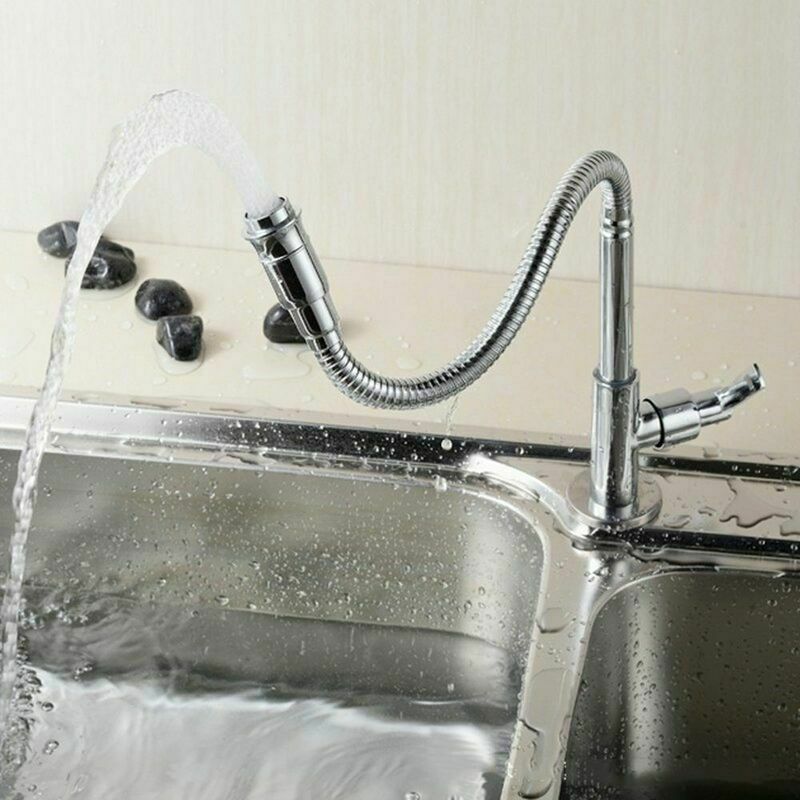 Robinet de cuisine extérieur 360 ° rotatif monotrou mitigeur robinet de cuisine eau froide robinet de buanderie - 4