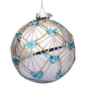 12 Boules De Noël En Verre Luxe - 6 Cm, 12 Designs Différents, Décorations Sapin Élégantes