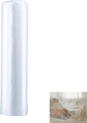 6 Rouleaux Bâche Protection Peinture, 150cm*20m Film De Masquage