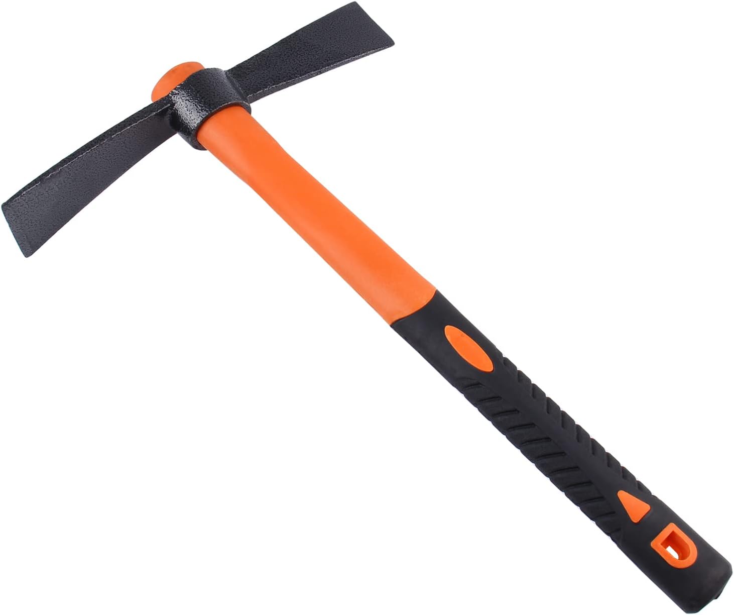 38,5 cm/15 cali, wytrzymały, kuty kilof z łopatką i siekierą, ergonomiczny, antypoślizgowy uchwyt, dwugłowy kilof do ogrodnictwa, polowania, kszt