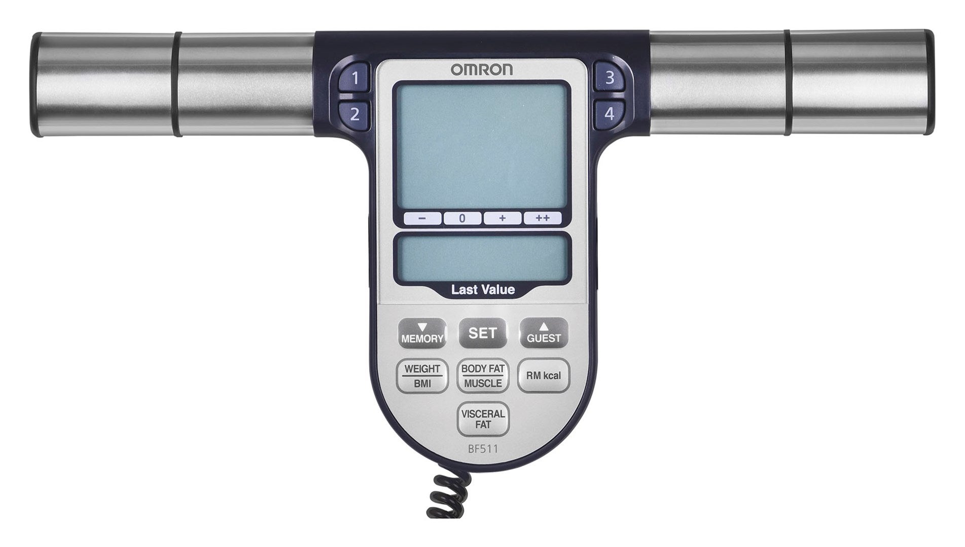 Omron BF511 Cuadrada Azul Báscula personal electrónica - 6
