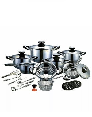 BAVARIA Cassaruola a induzione Cuore di Pietra in pietra lavica rivestimento Silhouette diametro 20cm e 24cm con coperchio in vetro