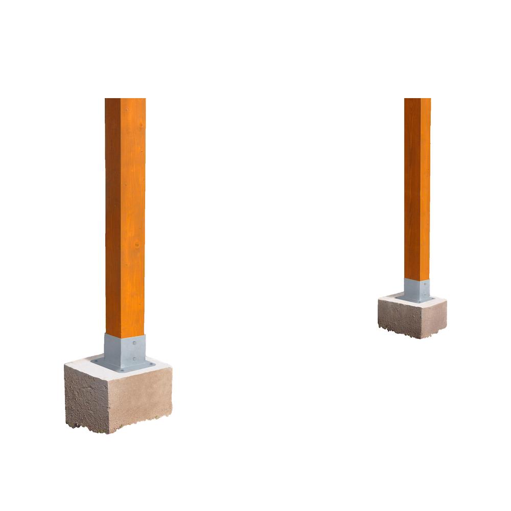 Uchwyt słupa kotarbau ocynkowany stal 81x81 mm wytrzymały