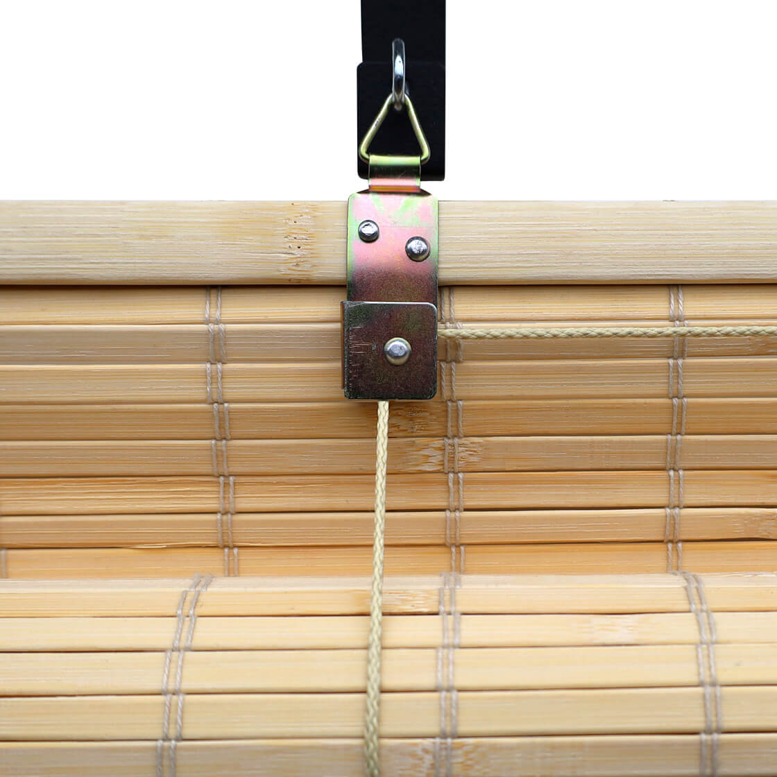 Store enrouleur en bambou Fedde - Naturel - 120 x 220 cm | Bamboebaas - 4