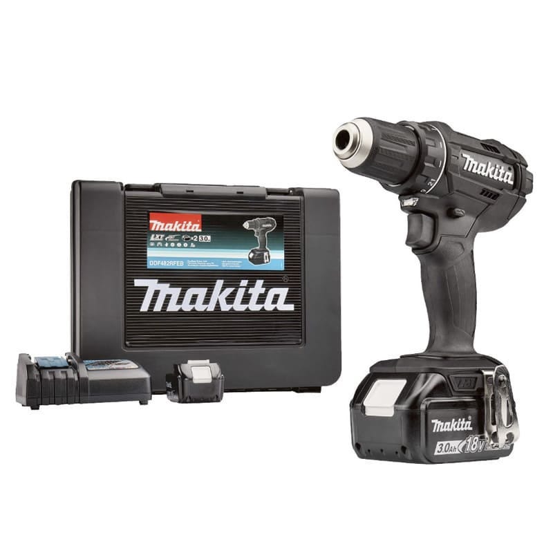 Perceuse visseuse 18V LXT (2x3,0 Ah) édition noire Makita