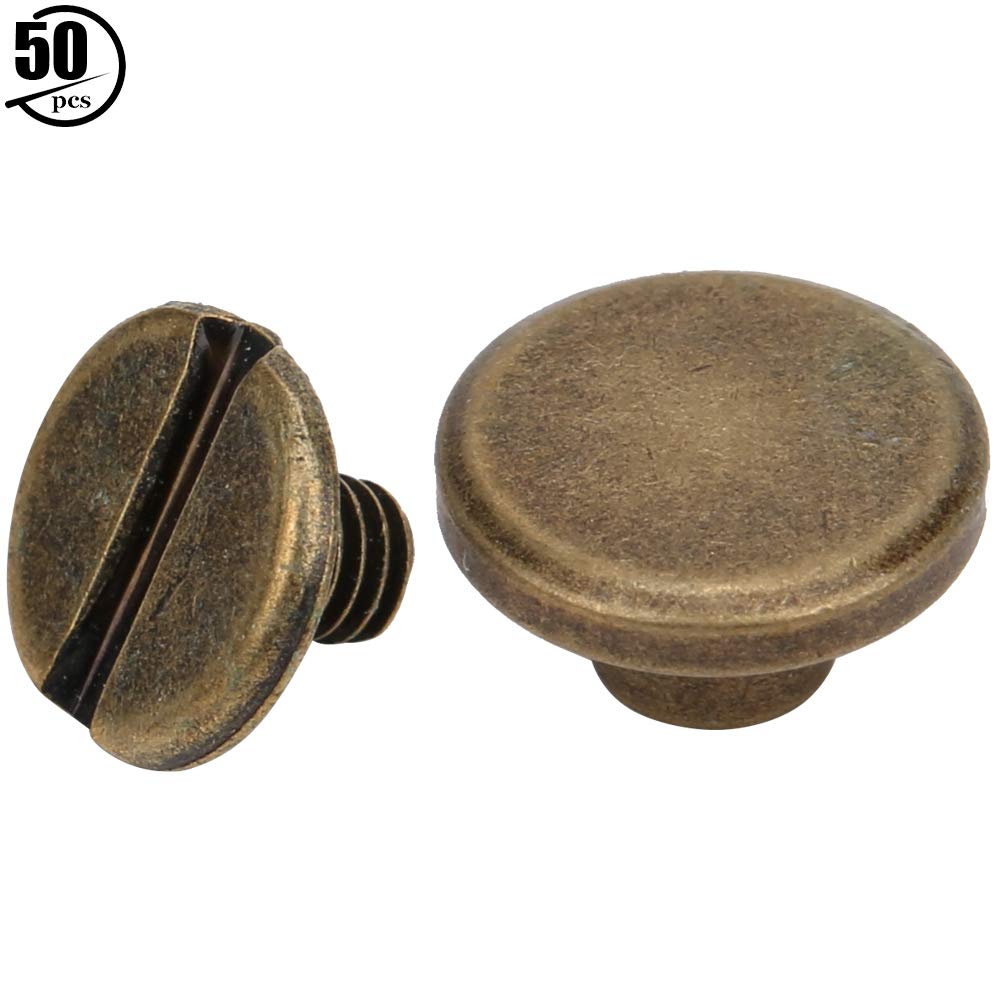 20 Tornillos De Cabeza Plana De Cobre Y Latón, Tuercas, Clav | Cuotas