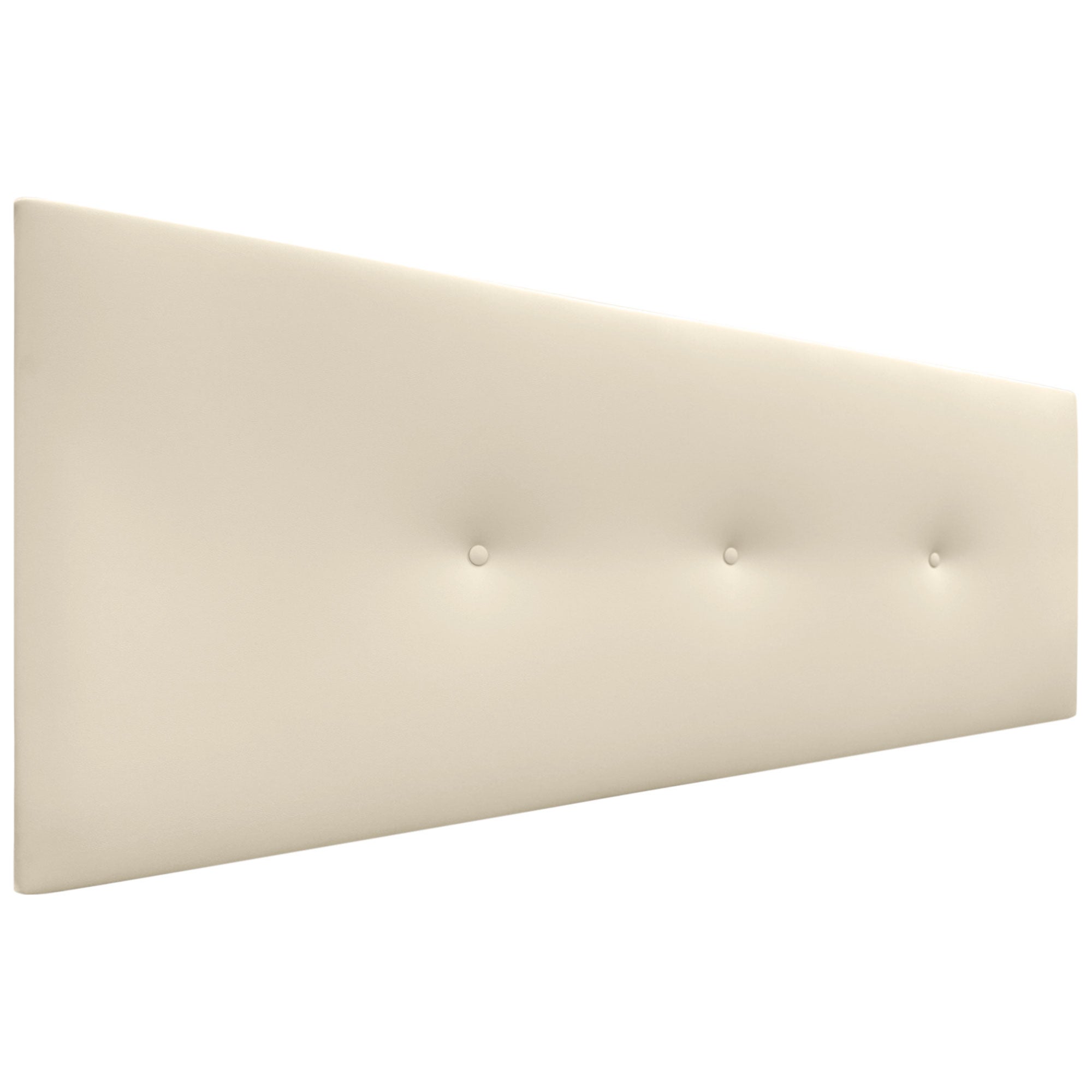 Tête De Lit Tapissée AQUALINE Similicuir Beige - Luxe & Élégance - 160 Cm (pour Lits 150/160 Cm) - Épaisseur 4 Cm