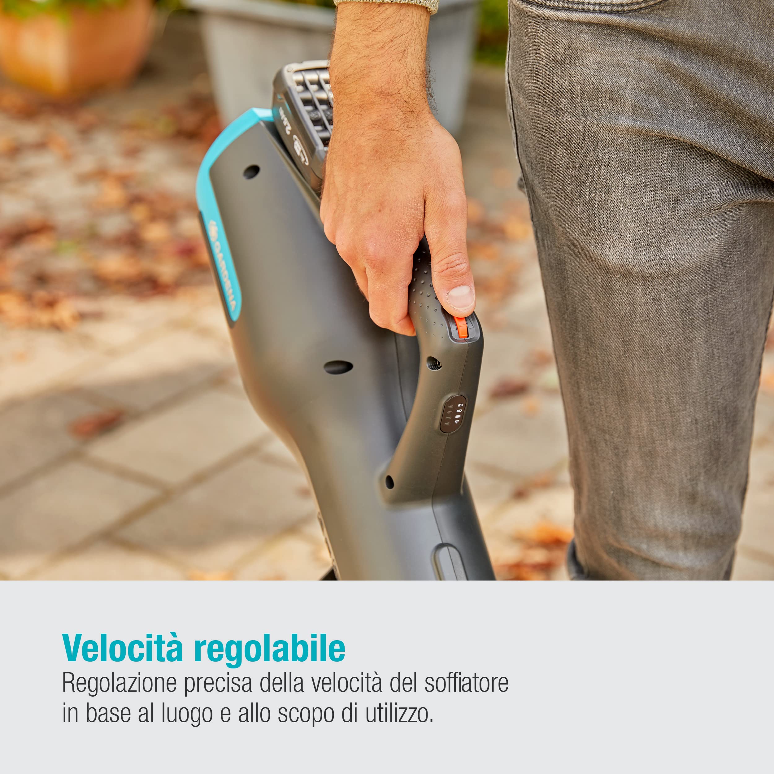 Dmuchawa bezprzewodowa Gardena PowerJet 18V lekka i wydajna - 6