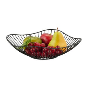 Portafrutta In Vetro Cristallo Colorato, 40x9 Cm, Piatto Da Frutta Moderno, Multicolore, Per Casa E Ufficio - 3