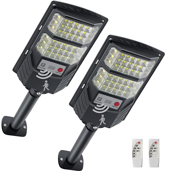 Inteligentne oświetlenie słoneczne zewnętrzne Lampa solarna od zmierzchu świtu czujnik PIR tryby bezprzewodowa łatwa instalacji ściana ścieżka sztuki